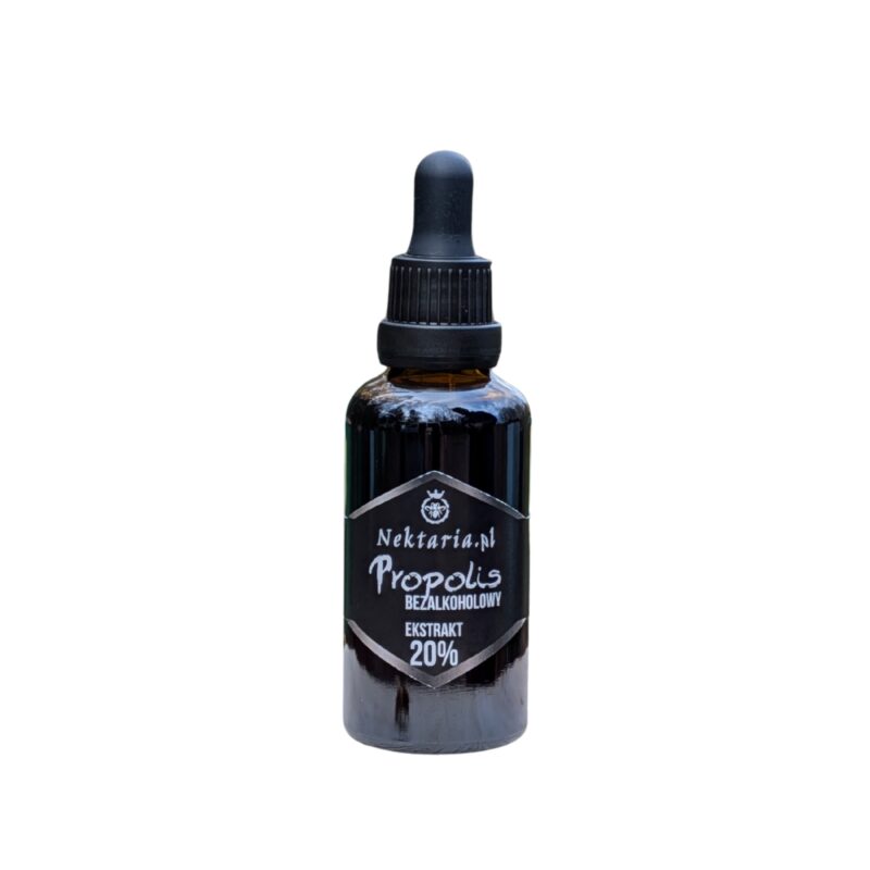 Krople Propolisowe 20% Nalewka Bezalkoholowa Ekstrakt Propolis 50ml Pasieka Nektaria z Roztocza