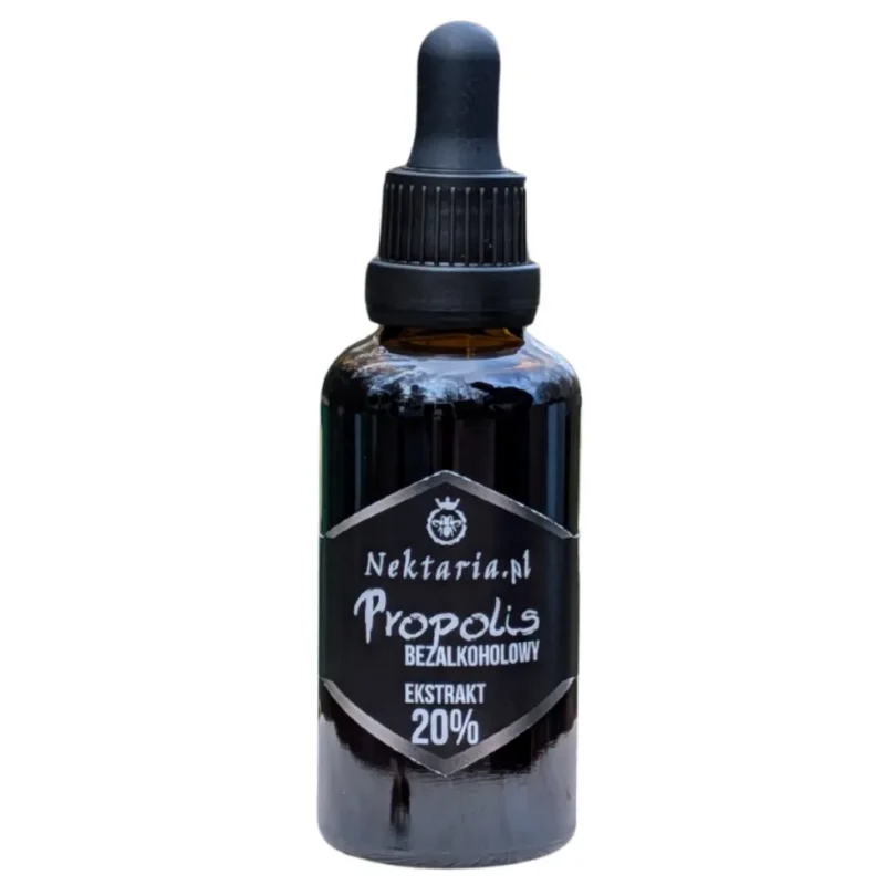 Krople propolisowe 20% nalewka bezalkoholowa ekstrakt 50ml Pasieka Nektaria