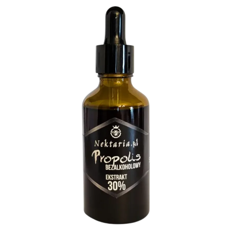 Krople propolisowe 30% nalewka bezalkoholowa ekstrakt 50ml Pasieka Nektaria